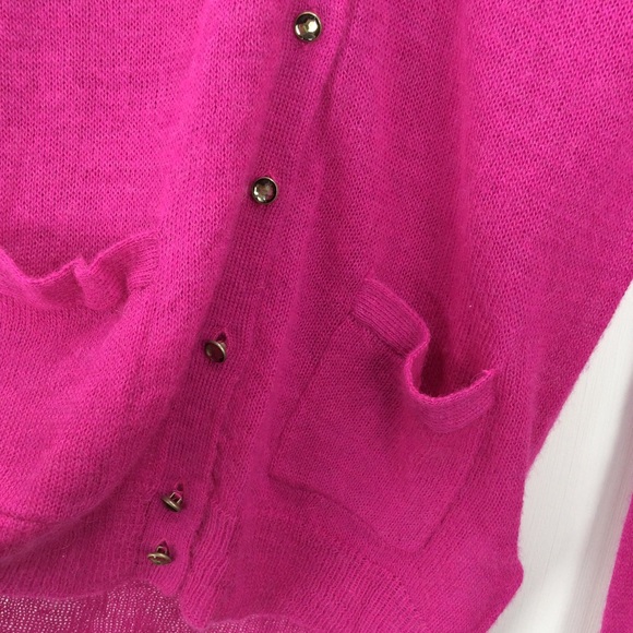 J. Crew alpaca blend bling-button cardigan - Picture 3 of 6